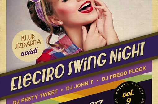 Electro-swing Night vol. 9 - Jízdárna Boskovice s DJ Freddem Flockem a jeho super hosty